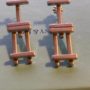 Very Rare! Like New!  Tiffany & Co. Frank Gehry Sterling Silver Pierced Earrings